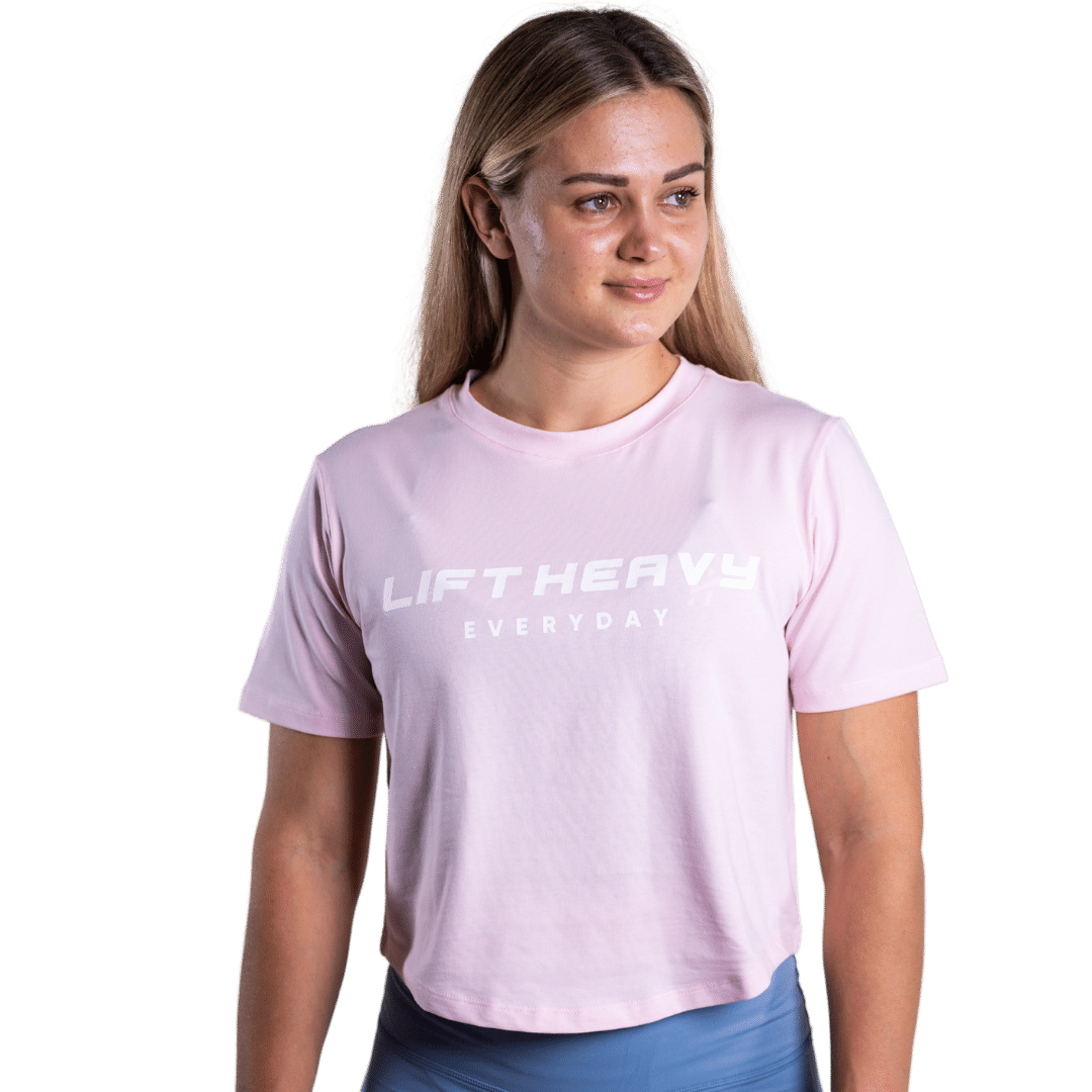 Lift Heavy Rounded Cropped T-Shirt - wodstore