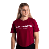 Lift Heavy Rounded Cropped T-Shirt - wodstore