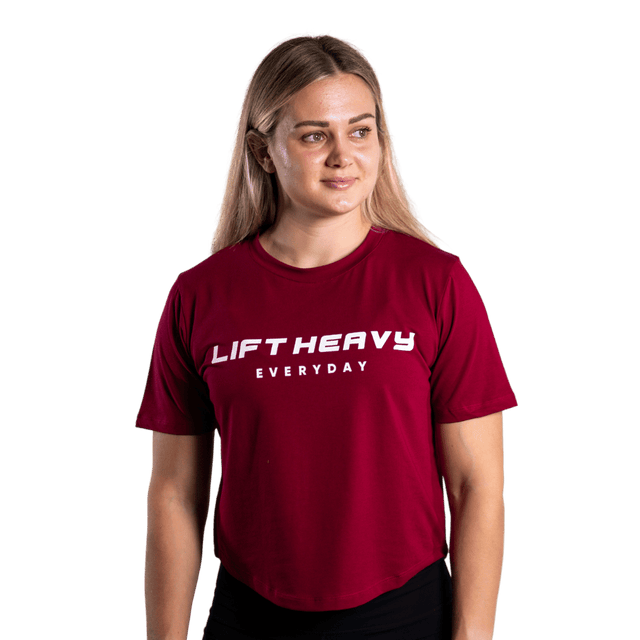 Lift Heavy Rounded Cropped T-Shirt - wodstore